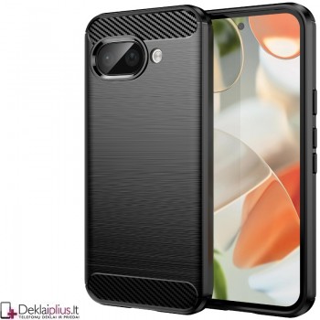 Carbon guminis dėklas - juodas (Google Pixel 9A)